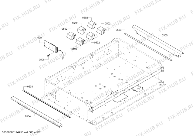 Схема №2 PC366BS с изображением Коллектор для духового шкафа Bosch 00662806