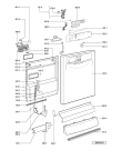 Схема №1 ADP 5756/2 ALM с изображением Обшивка для посудомоечной машины Whirlpool 481245372376