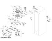 Схема №4 G7261X0 с изображением Монтажный набор для холодильной камеры Bosch 00675003