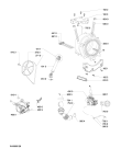 Схема №1 GL 0612 BI с изображением Рукоятка для стиралки Whirlpool 481010593888