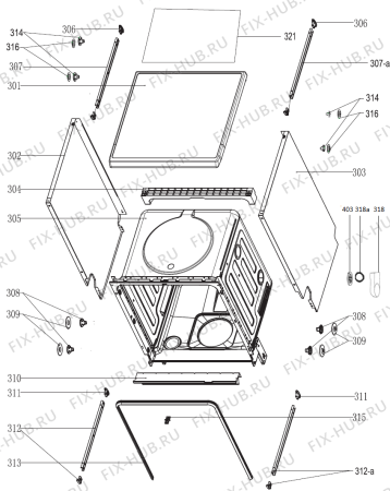 Взрыв-схема посудомоечной машины Gorenje GS63314X-1 (430064, GORENJE#9) - Схема узла 03