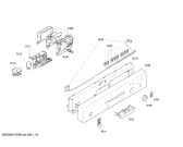 Схема №2 S34E43N1EU с изображением Передняя панель для посудомойки Bosch 00662937