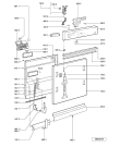 Схема №1 ADG 8967 IX с изображением Панель для электропосудомоечной машины Whirlpool 481245372326