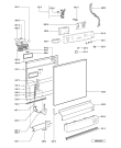 Схема №2 ADP 6830 WHM с изображением Блок управления для электропосудомоечной машины Whirlpool 481221479317