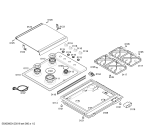 Схема №1 NGT645ENL Bosch с изображением Крышка для плиты (духовки) Bosch 00239398