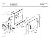 Схема №2 SGI3006 с изображением Передняя панель для электропосудомоечной машины Bosch 00355853