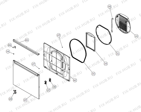 Взрыв-схема стиральной машины Gorenje STR537 - SB8568   -White (900002551, TD25.3) - Схема узла 06