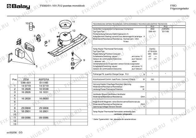 Схема №2 F6560/01 с изображением Винт для холодильной камеры Bosch 00162814