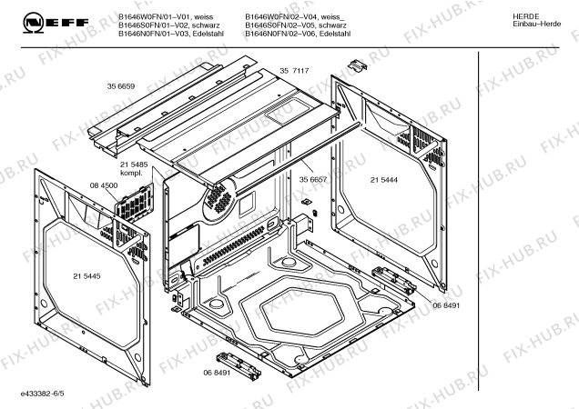 Схема №1 B1646S0FN с изображением Переключатель для плиты (духовки) Bosch 00181140