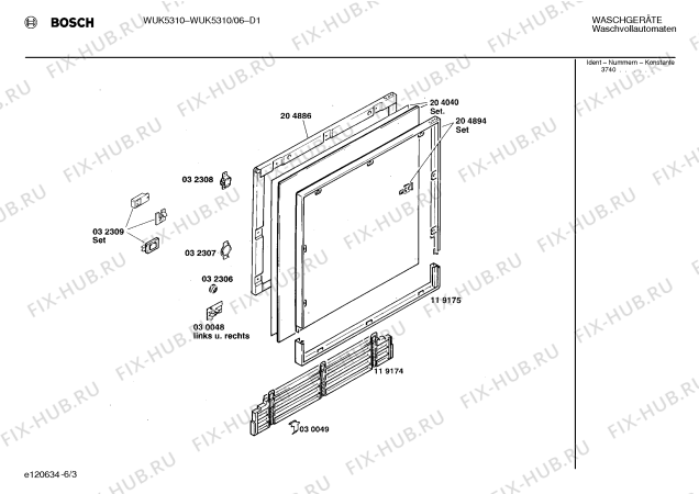 Схема №2 WUK5310 с изображением Панель для стиральной машины Bosch 00277742