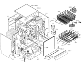 Схема №3 KFS60L (646860, PMS60S) с изображением Шланг (трубка) для электропосудомоечной машины Gorenje 790196