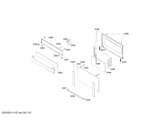 Схема №1 HSB745055 Bosch с изображением Хомут для плиты (духовки) Bosch 00600788