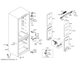 Схема №2 KGN46A00 с изображением Дверь для холодильной камеры Bosch 00245782