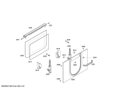 Схема №3 HBA23BN31 H.bosch.2D.BN1_nost.AC.f_glass.ngr_retro с изображением Внешняя дверь для плиты (духовки) Bosch 00685619