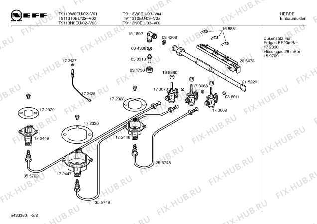 Схема №1 T9113T0EU с изображением Столешница для духового шкафа Bosch 00215381