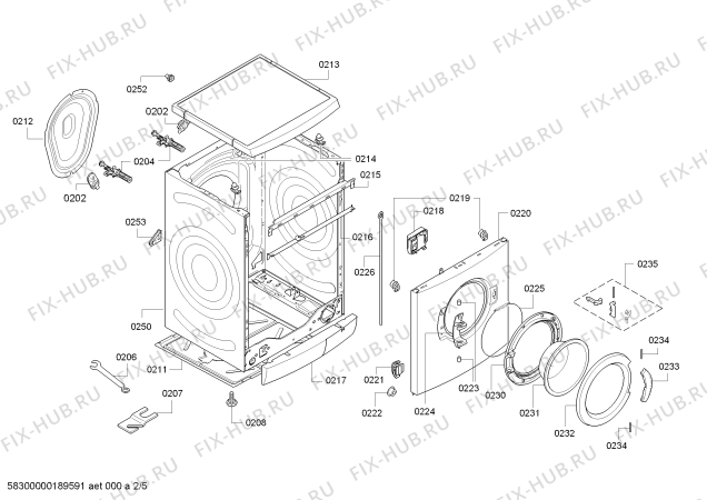 Схема №1 WM14E3ED2 varioPerfect ecoEdition с изображением Панель управления для стиралки Siemens 11004699