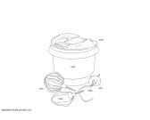Схема №1 MUM4415TW с изображением Корпус для кухонного измельчителя Bosch 00752473