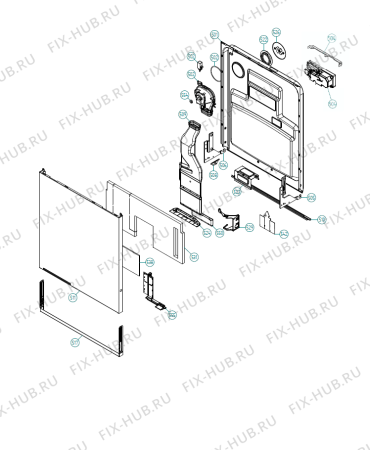 Взрыв-схема посудомоечной машины Atag VA6711NTUU/A02 (702642, DW90.2) - Схема узла 05