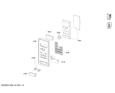 Схема №1 3WMX1929 с изображением Панель управления для свч печи Bosch 00666174