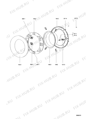 Схема №4 WA 4056 с изображением Всякое для стиралки Whirlpool 481244010515