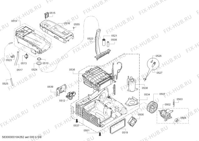 Схема №3 WT45W2G1 iQ300 selfCleaning condenser с изображением Силовой модуль запрограммированный для сушилки Siemens 00634486