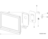 Схема №2 TV4500ZM с изображением Корпусная деталь для свч печи Aeg 4055247839