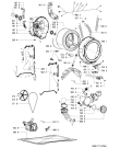 Схема №1 AWM 9100/WH-EU с изображением Клавиша для стиралки Whirlpool 481241029056