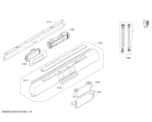 Схема №4 SN26T894EU с изображением Передняя панель для посудомойки Siemens 00706771