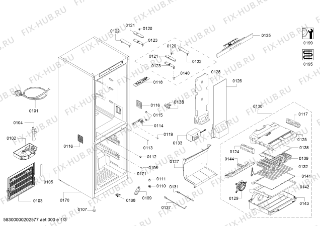 Схема №1 KGN28V268C с изображением Стеклянная полка для холодильника Bosch 11022645