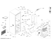 Схема №1 KGN28V268C с изображением Выдвижной ящик для холодильника Bosch 11022648