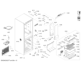 Схема №1 KGN29S268C с изображением Дверь для холодильника Bosch 00777950