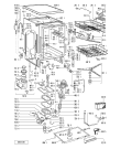 Схема №1 GSF 5233 TW-WS с изображением Панель для посудомоечной машины Whirlpool 481245370469