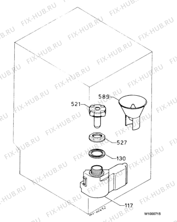 Взрыв-схема посудомоечной машины Zanussi ID414W - Схема узла Water softener 066