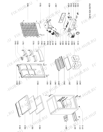 Схема №1 CP 1115 i с изображением Дверца для холодильника Whirlpool 481241618716