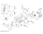 Схема №1 SMI53E05TC с изображением Передняя панель для электропосудомоечной машины Bosch 00674509