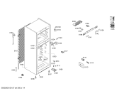 Схема №3 KDN40A43 с изображением Дверь морозильной камеры для холодильника Bosch 00686923