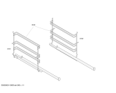 Схема №1 Z1701X0 с изображением Телескопические направляющие для духового шкафа Bosch 00445650