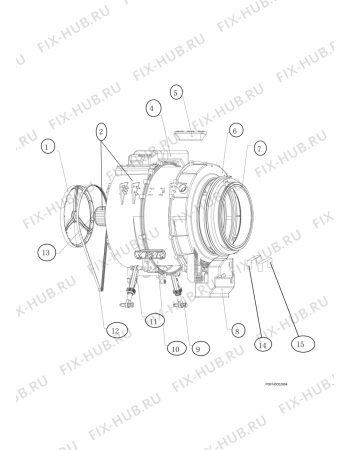 Взрыв-схема стиральной машины Zanussi ZWF180M - Схема узла Functional parts 267