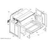 Схема №3 HBN620561F с изображением Панель управления для плиты (духовки) Bosch 00660609