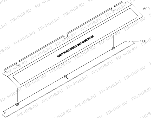 Взрыв-схема плиты (духовки) Gorenje BPW3200AX (296603, 960GAS) - Схема узла 05