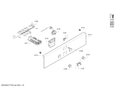 Схема №3 HB331S2T с изображением Панель управления для плиты (духовки) Siemens 00749495