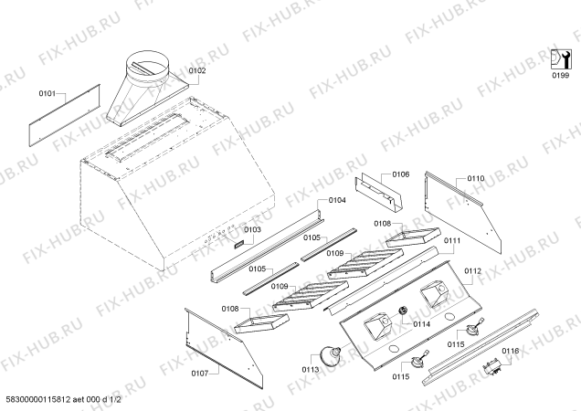 Схема №1 PH36CS с изображением Панель для плиты (духовки) Bosch 00218930