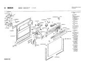 Схема №1 0730101617 FMS6100 с изображением Панель для посудомоечной машины Bosch 00114155