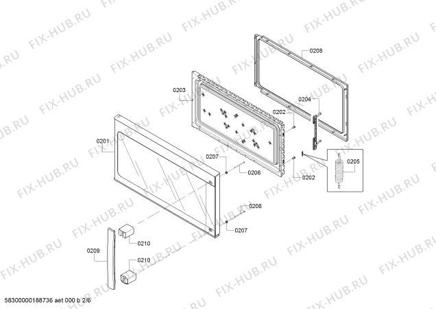 Схема №3 HMV5052C Bosch с изображением Затвор для микроволновки Bosch 12009439