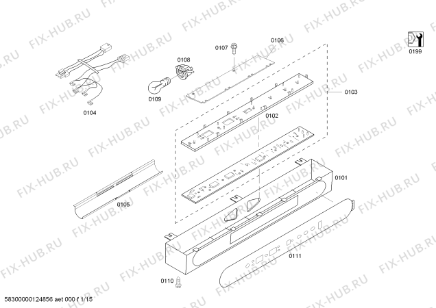 Схема №4 KBUDT4250A 42" SXS REFRIG (SS) DESIGNER HDL с изображением Внешняя дверь для электропосудомоечной машины Bosch 00242935