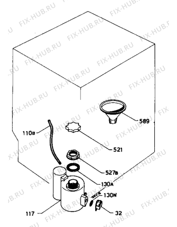 Взрыв-схема посудомоечной машины Zanussi ID5020B - Схема узла Water softener 066