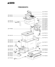 Схема №1 FR804050/87A с изображением Пружина для электротостера Seb SS-994747