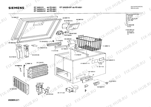 Схема №1 GT3400 с изображением Крышка для холодильника Siemens 00230660