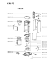 Схема №1 FME2J4 с изображением Микромодуль для электрокофемашины Krups MS-621629