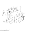Схема №2 HBC26D553C с изображением Модуль управления, запрограммированный для электропечи Bosch 00673822